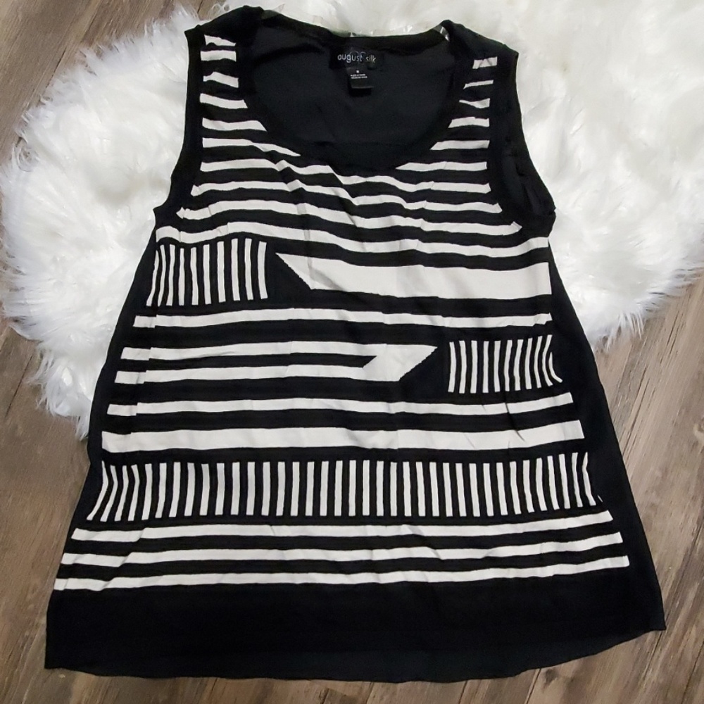 August silk top